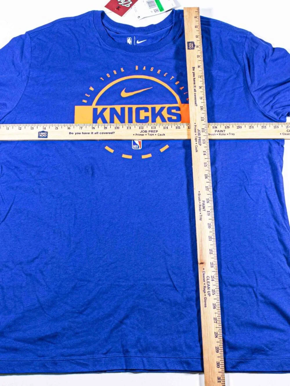 New York Knicks Men's Nike NBA Practice Long-Sleeve T-Shirt XL Blue